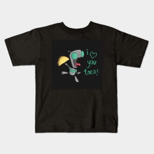 i love tacos gir Kids T-Shirt